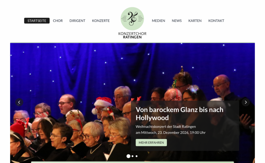 Bild: Homepage nachher